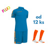 Futbalová sada Givova Play pre celé mužstvo, od 12 ks, kráľovsky modrá / oranžová neónová počet ks v sade: 25 hráčskych setov