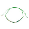Stoklasa Náramek shamballa broušené korálky s AB efektem - 14 zelená