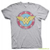 Wonder Woman Distressed Logo (T-Shirt)
