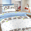 Dadka Krepové obliečky do postieľky Slony denim 90x130, 45x60 cm