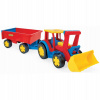 Traktor pre deti - Traktor gigant s lyžičkou a prívesom Wader 66300 (Traktor gigant s lyžičkou a prívesom Wader 66300)