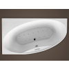 Santech LAGUNA asymetrická masážna vaňa 168x95 L Relaxa 200 +chromoterapia ZADARMO R200LAG168L