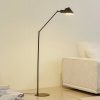Stojacia lampa Lindby Corali, čierna, kov, výška 176,5 cm - 10025806