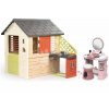 Set kozmetický stolík pri domčeku My Beauty Dressing Table Smoby s kuchynkou a elektronickým zvončekom
