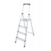 Jednostranný schodík, 4 priečky, hliníkový, KRAUSE 