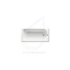 KALDEWEI SANIFORM PLUS 361-1 vaňa, Antislip, Perl-Effekt 150 x 70 x 41 cm 111630003001