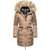 Navahoo dámska zimná parka s kapucňou Paula, taupe grey - L