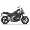 Shad kompletná sada čiernych hliníkových kufrov SHAD TERRA BLACK, 37L topcase 36L/36L bočné kufre, vrátane montážnej sady a platne SHAD HONDA NC 750 X 2021-