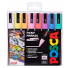 POSCA - sada popisovačov PC-5M - 1,8 - 2,5 mm - pastelové farby (sada 8 ks)