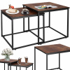 Springos HF0024 KÁVOVÉ STOLÍKY 50 x 50 x 50 CM, 45 x 45 x 45 CM