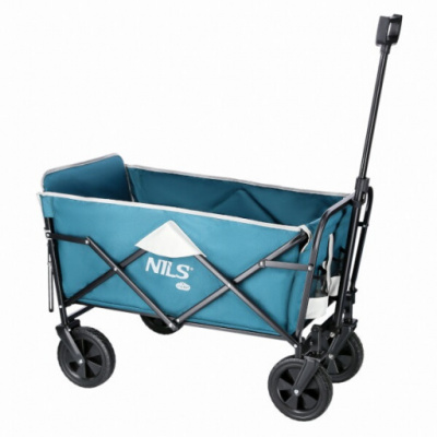 Kempingový vozík NILS Camp NC1606 zeleno-šedý, 100 kg