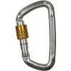 Karabína Climbing Technology D-Shape Steel SG strieborná