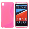 Gumený kryt na HTC Desire 800, 816 - rúžová