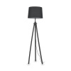 Stojacia lampa v čiernej farbe YORK PT1 NERO | Ideal Lux