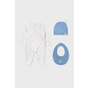 Bavlnené dupačky pre bábätká Mayoral Newborn 9979 9979.1A.Newborn.9BYA modrá 75