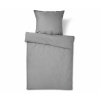Tchibo - Posteľná bielizeň z bavlny a saténu - farba: sivá