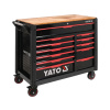 YATO Nástrojový vozík s 12 zásuvkami