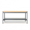 AJ Produkty Dielenský stôl COMBO, 915x1840x775 mm, dub
