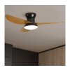 Brilagi | Brilagi-LED stmievateľný stropný ventilátor LED/30W/230V 3000-6500K čierna/hnedá | BG1610