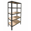Meets-ecommerce UG Kovový regál 230x120x40, 5-7 políc Farba: Čierna, Počet polic: 5 políc