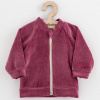 Dojčenská semišková mikina New Baby Suede clothes ružovo fialová 62 (3-6m)
