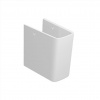 Siko Duravit ME by Starck polosloup, 17x30 cm, bílý 0858400000