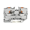 WAGO WAGO TOPJOB® S Radová svorka 10mm² (0,5…16mm²), šedá, 2-vodičová, s tlačidlom, Push-in CAGE CLAMP®