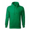 MALFINI CAPE FREE F13 / Pánska mikina klokanka s kapucňou - stredne zelená XL