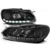 Predné svetlá Devil Eyes VW Golf VI DRL Black