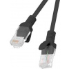 PATCHCORD KAT.5E 1.5M CZARNY FLUKE PASSED LANBERG 10-PACK