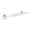 GROHE Essentials 40799001 Sklenená polica, Chróm GRO 40799001
