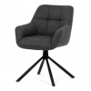 BONTEC Jedálenská stolička, sivá, látka, HC-532 GREY2 Farba: Šedá