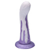 Ylva & Dite Cryptodite - dildo s prísavkami, vzorované (ružovo-fialové)