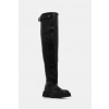 Kožené čižmy Fiorucci dámske, čierna farba, na platforme, W01FMASH281VL01 W01FMASH281VL01.BK01 EUR 40