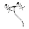 INVENA - Umývadlová/ drezová batéria ROMA, 20cm, otočný výtok typu S BC-21-00S-L