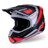 přilba SUPERTECH S-M7 RISE, ALPINESTARS (černá/stříbrná/červená fluo) 2026 M