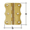 Domax ZO 100 Záves stavebný ozdobný 100x105x2 mm