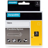 PRINTLINE kompatibilná páska s DYMO 18491, 19mm, 3.5m, čierna tlač/žltý podklad, RHINO, nylonová, flexibilná