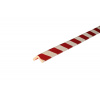 Ochrana rohov Knuffi®, typ H, samolepiaca, dĺžka 1 m, červeno-biela, 47 x 35 mm