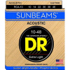 DR Strings RCA-10 Sumbeams (Struny pre akustickú gitaru .010)