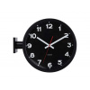 Oboustranné nástěnné hodiny 5966BK Karlsson 38cm
