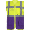 Yoko Reflexná multifunkčná vesta HVW801 Hi Vis Yellow