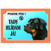 Tabulka DAFIKO rotweiler 21 x 14,5 cm