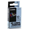 páska CASIO XR-12X1 Black On Transparent Tape EZ Label Printer (12mm) (XR-12X1)