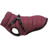 PIROU zimná bunda s postrojom sangria S: 36cm, hruď: 50-54cm, krk: až 40cm