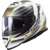 Prilba LS2 FF800 Storm Nerve White Antique Gold XS (Prilba LS2 FF800 Storm Nerve White Antique Gold XS)