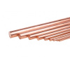 Medená tyč 1m Φ30mm kovový prút