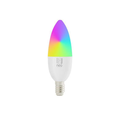 Smart LED žiarovka E14 6W RGBW IMMAX NEO 07716L WiFi Tuya