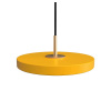Okrovožlté LED závesné svietidlo s kovovým tienidlom ø 15 cm Asteria Micro – UMAGE