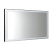 Sapho Luminar - Zrkadlo v ráme s LED osvetlením, 120x55 cm, chróm NL560